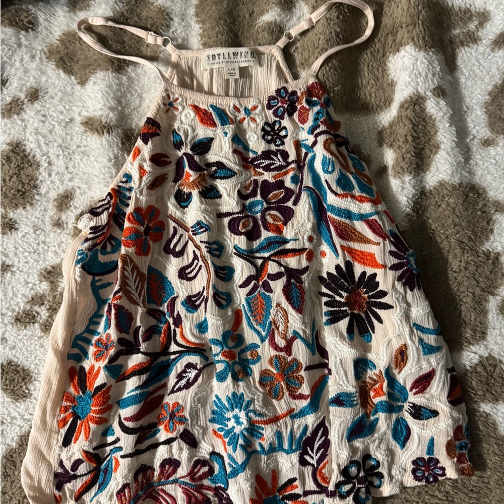Idyllwind Multicolor Floral Embroidered Top